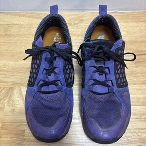 North Face Mountain Sneakers Woman Size 8 Purple & Black Lace Up Outdoors